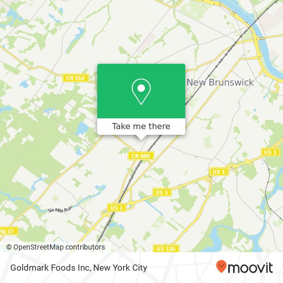 Mapa de Goldmark Foods Inc