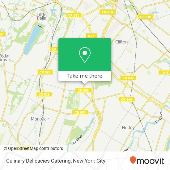 Culinary Delicacies Catering map