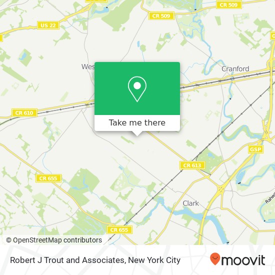 Robert J Trout and Associates map