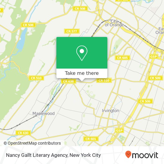 Mapa de Nancy Gallt Literary Agency