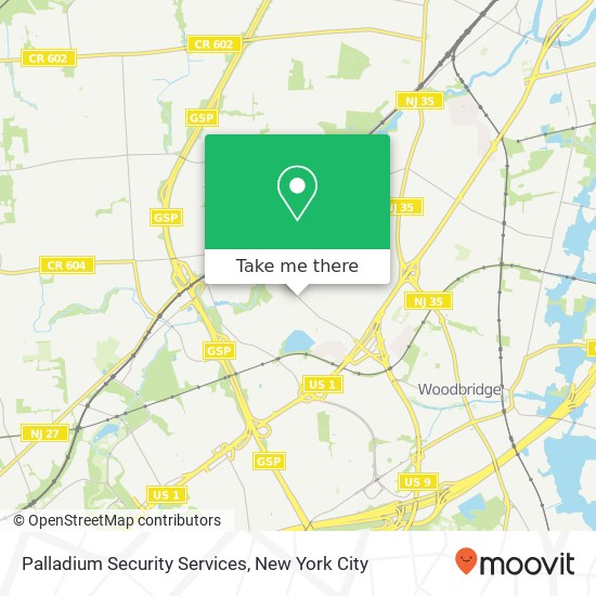 Mapa de Palladium Security Services