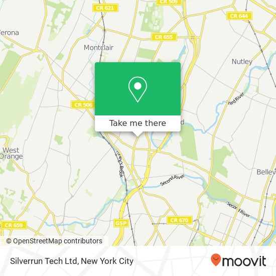 Mapa de Silverrun Tech Ltd