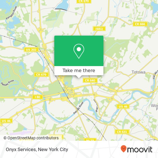 Mapa de Onyx Services