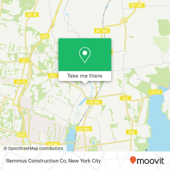 Remmus Construction Co map