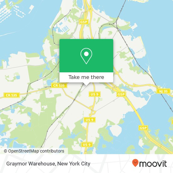 Graymor Warehouse map