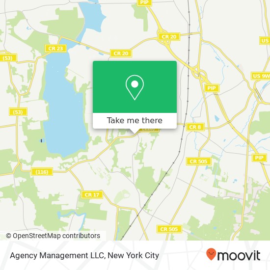 Mapa de Agency Management LLC