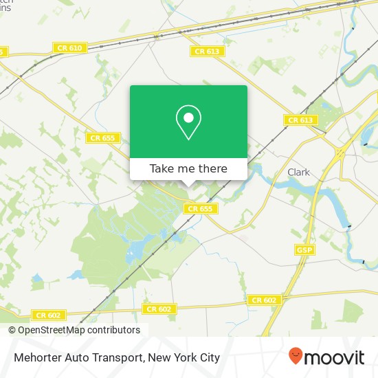 Mehorter Auto Transport map