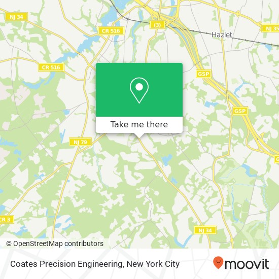 Coates Precision Engineering map