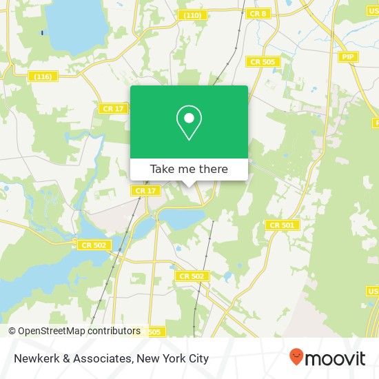 Newkerk & Associates map