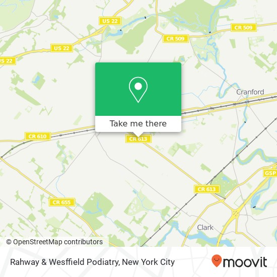 Mapa de Rahway & Wesffield Podiatry