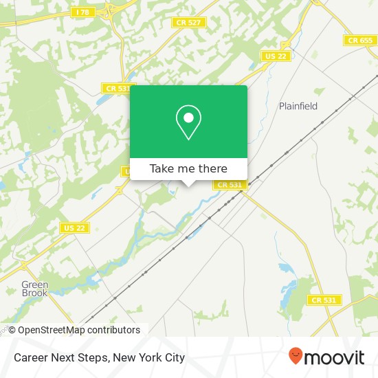 Career Next Steps map