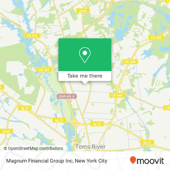 Mapa de Magnum Financial Group Inc