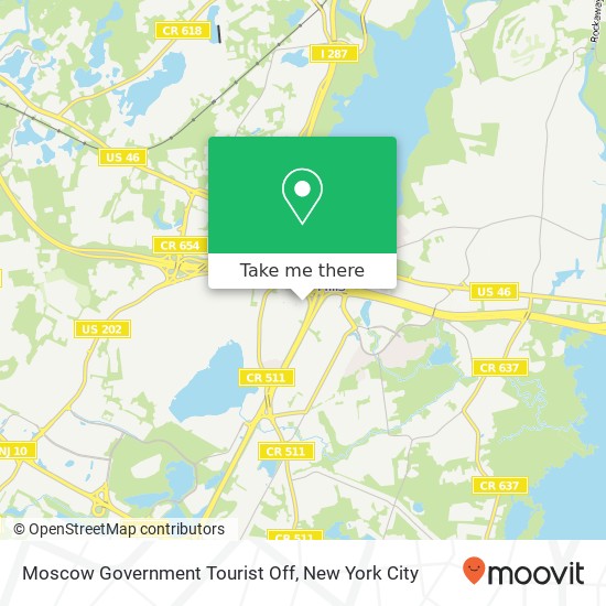Mapa de Moscow Government Tourist Off