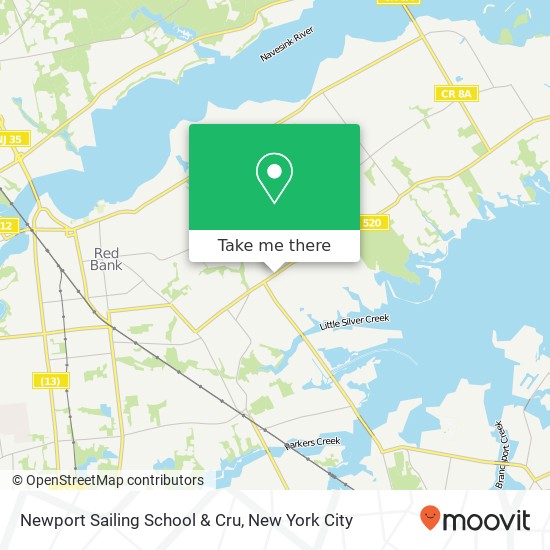 Newport Sailing School & Cru map