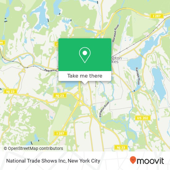 National Trade Shows Inc map