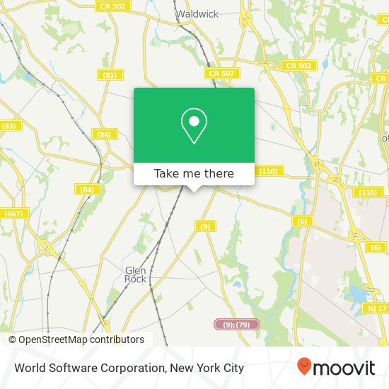 World Software Corporation map