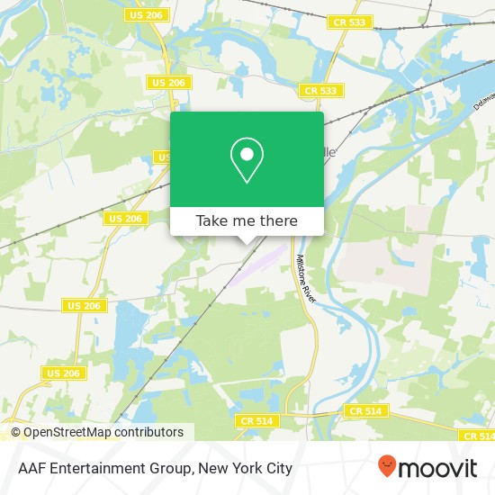 Mapa de AAF Entertainment Group
