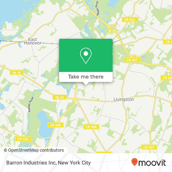 Barron Industries Inc map