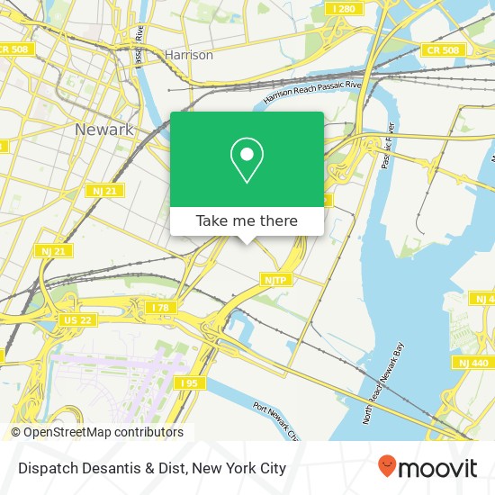 Dispatch Desantis & Dist map