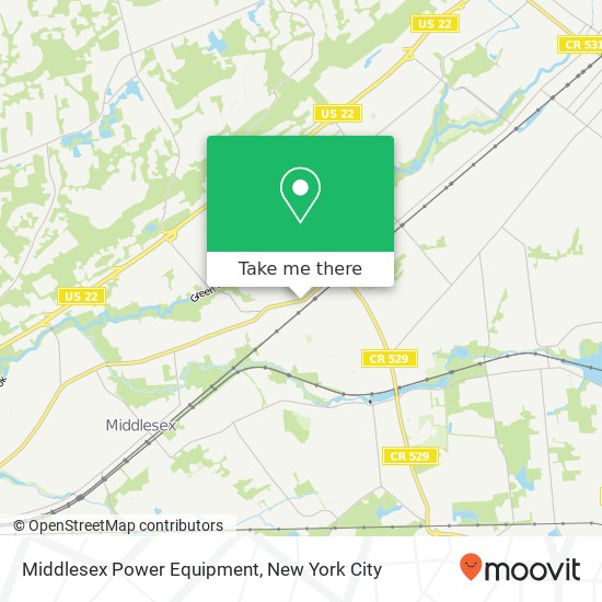 Middlesex Power Equipment map