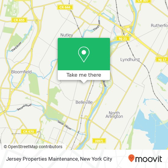 Jersey Properties Maintenance map