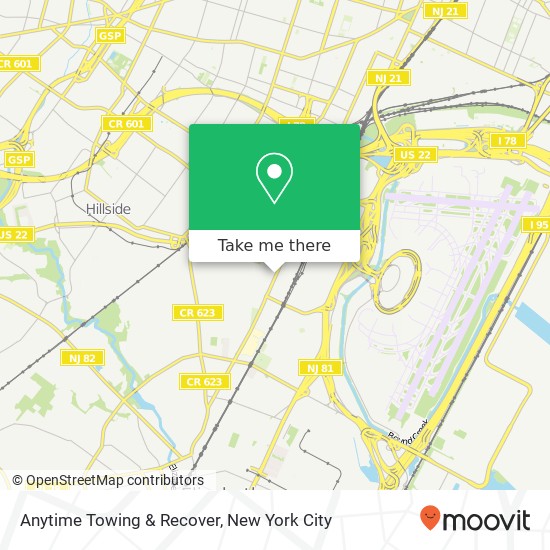 Mapa de Anytime Towing & Recover