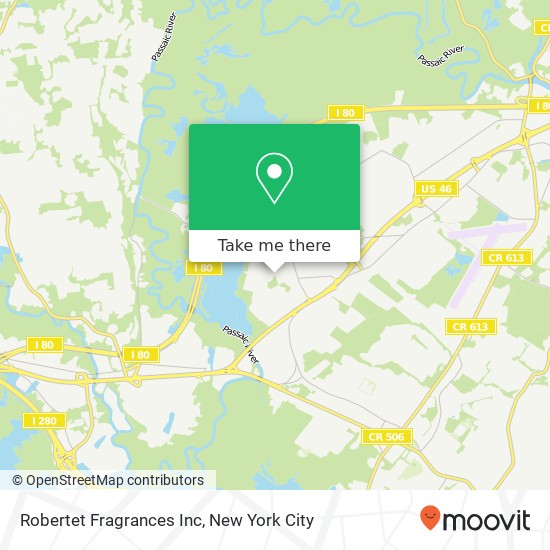 Robertet Fragrances Inc map