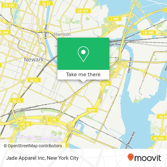 Jade Apparel Inc map