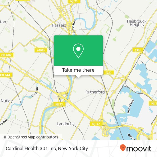 Mapa de Cardinal Health 301 Inc