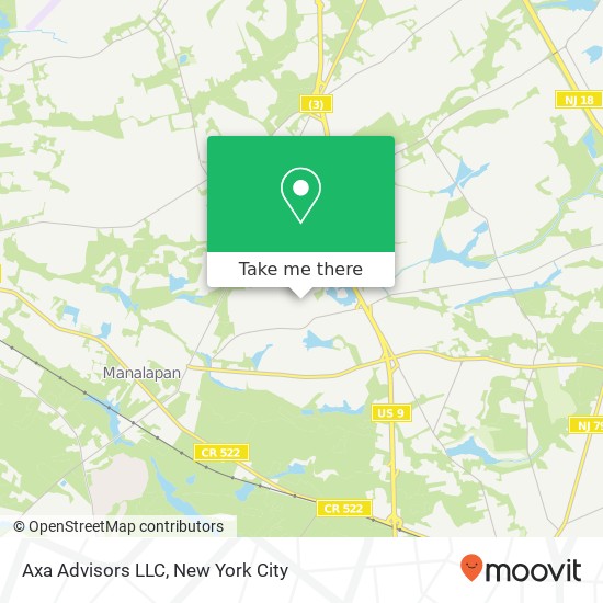 Axa Advisors LLC map