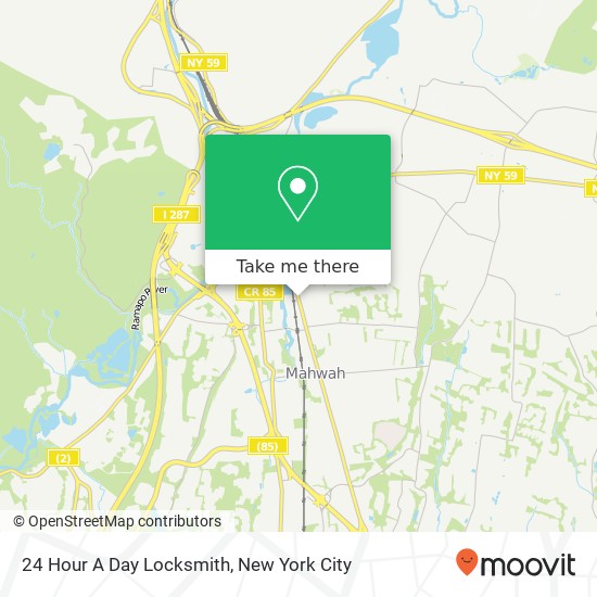 Mapa de 24 Hour A Day Locksmith