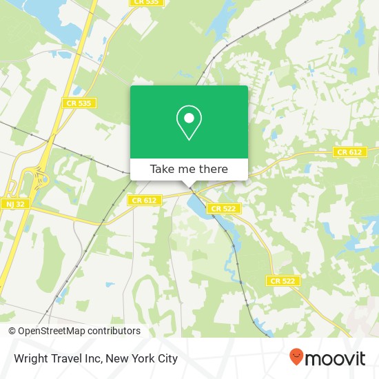 Wright Travel Inc map