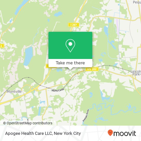 Mapa de Apogee Health Care LLC