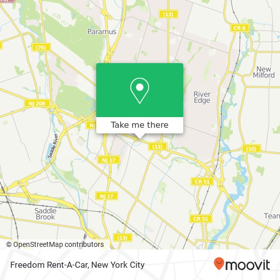 Mapa de Freedom Rent-A-Car