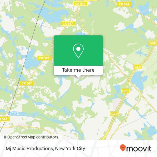 Mj Music Productions map