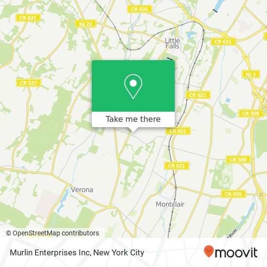 Murlin Enterprises Inc map