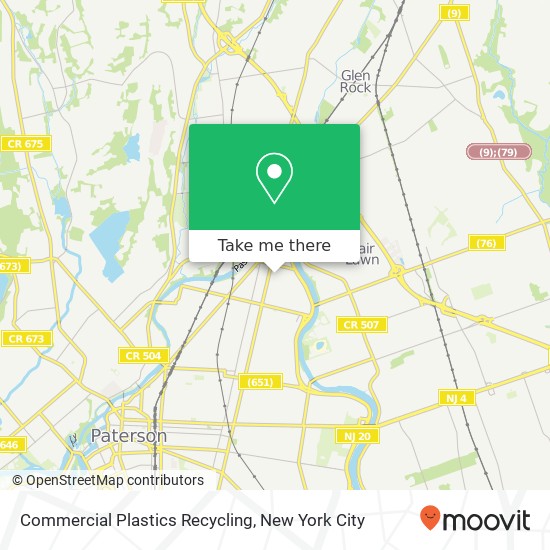 Commercial Plastics Recycling map