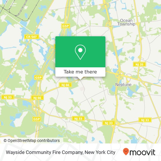 Mapa de Wayside Community Fire Company