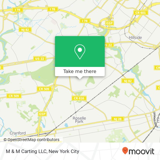 M & M Carting LLC map