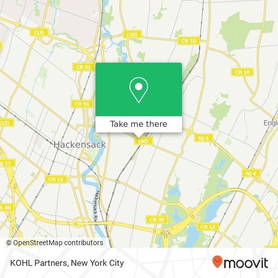 Mapa de KOHL Partners