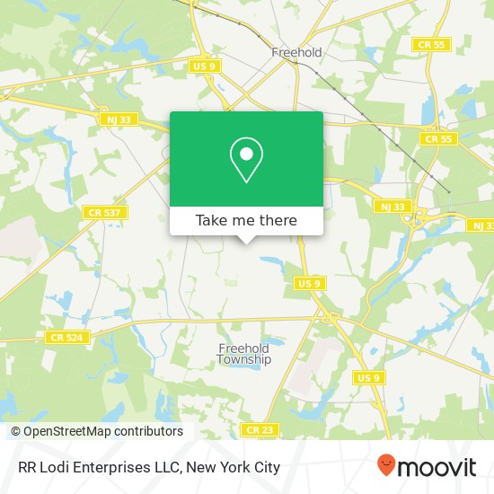 RR Lodi Enterprises LLC map