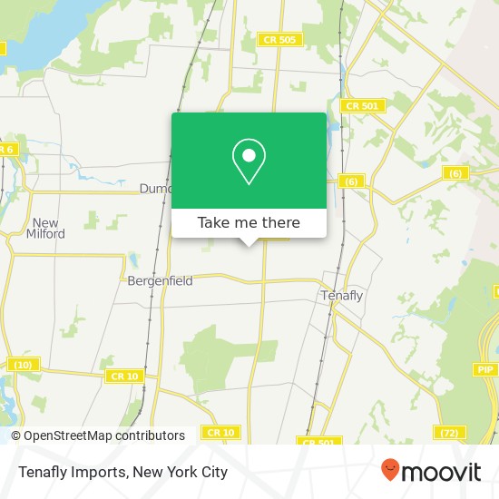 Tenafly Imports map