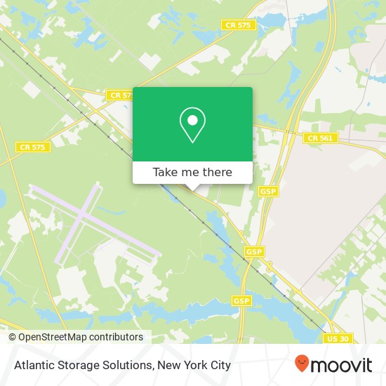 Mapa de Atlantic Storage Solutions