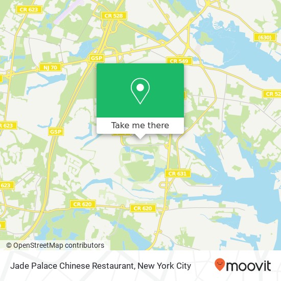 Mapa de Jade Palace Chinese Restaurant