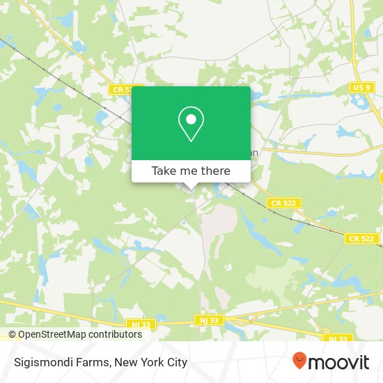 Mapa de Sigismondi Farms