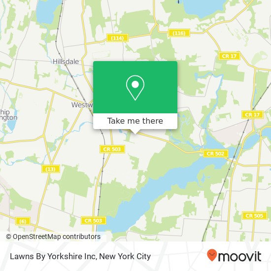 Lawns By Yorkshire Inc map