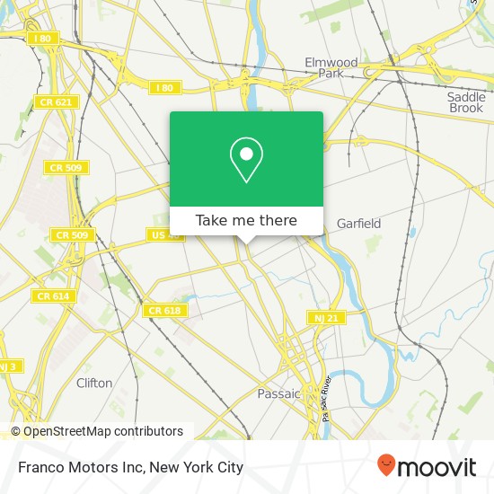 Franco Motors Inc map