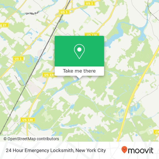 Mapa de 24 Hour Emergency Locksmith