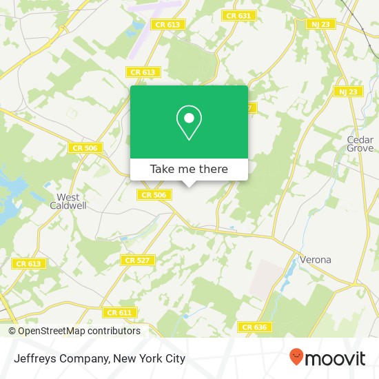Mapa de Jeffreys Company