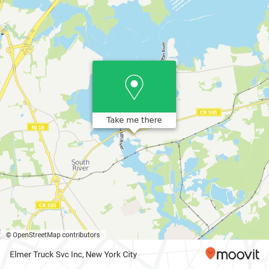 Elmer Truck Svc Inc map